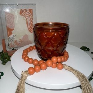 SCENT UNLEASHED, GINGER PATCHOULI CANDLE.